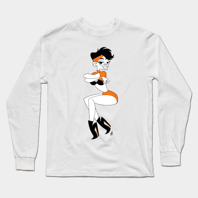 pumpkin Long Sleeve T-Shirt by nocturnallygeekyme